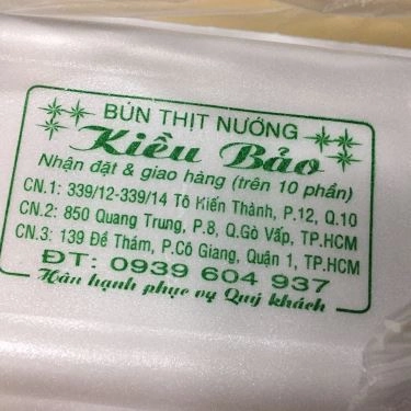 Tổng hợp- Quán Ăn Bún Thịt Nướng Kiều Bảo 3