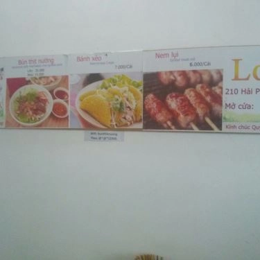 Thực đơn- Quán Ăn Bún Thịt Nướng Loan - Ngô Quyền