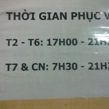 Tổng hợp- Quán Ăn Trung Tín - Bún Tôm & Bún Rạm