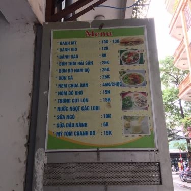 Thực đơn- Quán Ăn Bún Xíu - Đại Học Hà Nội