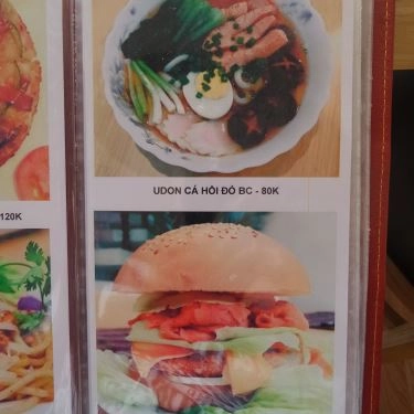 Thực đơn- Quán Ăn Burger Cá Hồi Đỏ Canada
