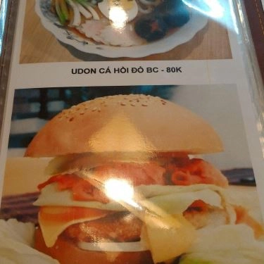 Thực đơn- Quán Ăn Burger Cá Hồi Đỏ Canada