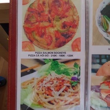 Thực đơn- Quán Ăn Burger Cá Hồi Đỏ Canada