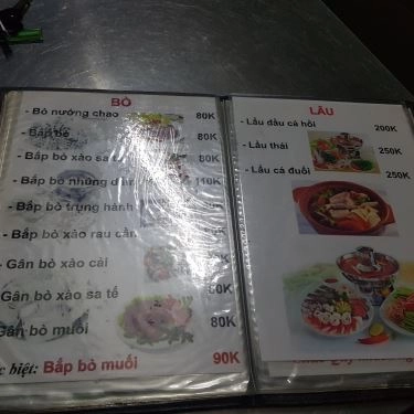 Thực đơn- Quán Ăn Cá Biển Nướng 68