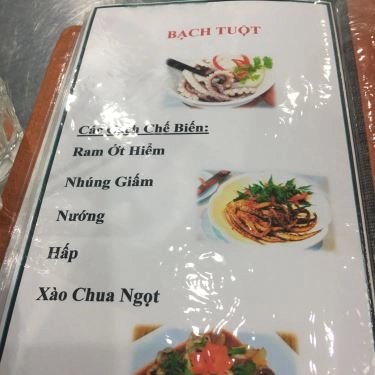 Thực đơn- Quán Ăn Hải Sản Phú Lộc
