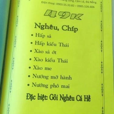 Thực đơn- Cá Hề - Quán Ăn Đồng Giá 49K