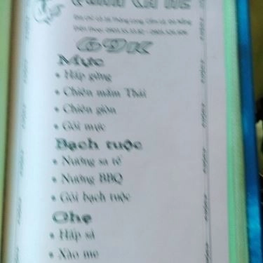 Thực đơn- Cá Hề - Quán Ăn Đồng Giá 49K