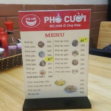 Thực đơn- Quán Ăn Cà Kê Quán - Lẩu, Nướng & Đồ Nhậu
