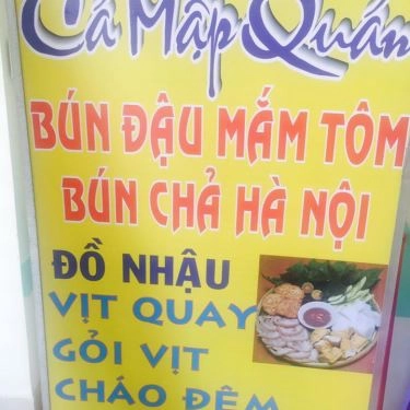 Thực đơn- Quán Ăn Cá Mập Quán - Bún Đậu Mắm Tôm & Bún Chả Hà Nội