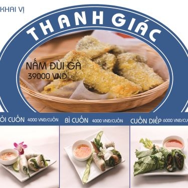 Thực đơn- Nhà Hàng Thanh Giác - Cơm Chay & Cafe