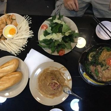 Món ăn- Quán Ăn Cà Te Quán - Bò Nhúng Me - Khu Ẩm Thực Food Square