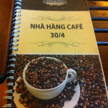 Thực đơn- Nhà Hàng 30/4 Cafe & Restaurant