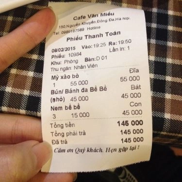 Tổng hợp- Quán Ăn Cafe Văn Miếu - Nguyễn Khuyến
