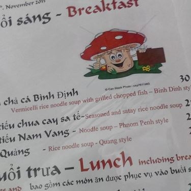 Thực đơn- Quán Ăn Căn Tin - Trường Đại Học Quốc Tế