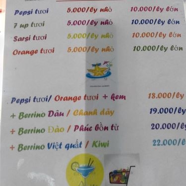 Thực đơn- Quán Ăn Căn Tin - Trường Đại Học Quốc Tế