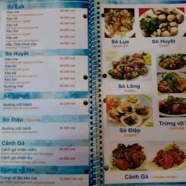 Thực đơn- Quán Ăn Càng Ghẹ Quán