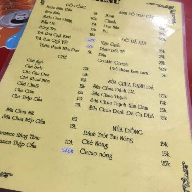 Thực đơn- Quán Ăn Căng Tin Đại Học Công Đoàn