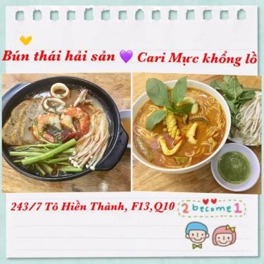 Thực đơn- Quán Ăn Cari Mực & Bún Thái Hải Sản