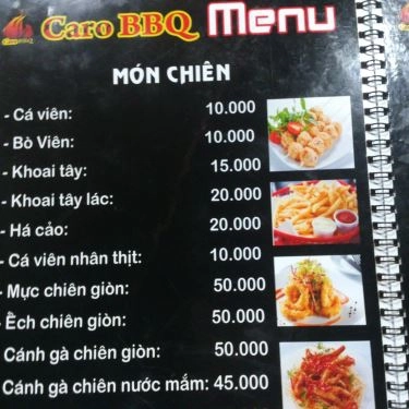 Tổng hợp- Quán Ăn Carô BBQ - Nguyễn Cửu Đàm