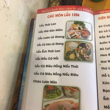 Thực đơn- Quán Ăn Cát Tường Quán - Hải Sản Tự Chọn