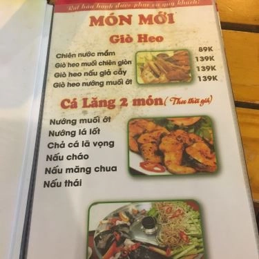 Thực đơn- Quán Ăn Cát Tường Quán - Hải Sản Tự Chọn