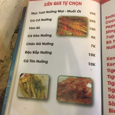 Thực đơn- Quán Ăn Cát Tường Quán - Hải Sản Tự Chọn