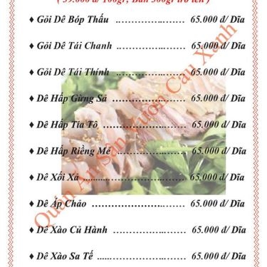 Tổng hợp- Nhà Hàng Cau Xanh Quán - Đất Mới