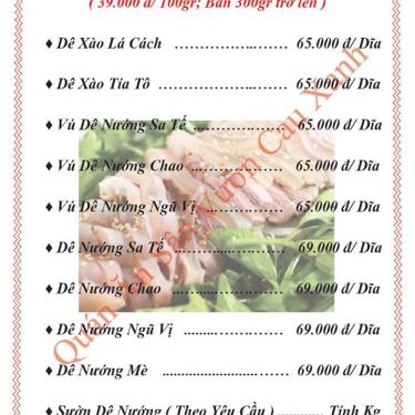 Tổng hợp- Nhà Hàng Cau Xanh Quán - Đất Mới