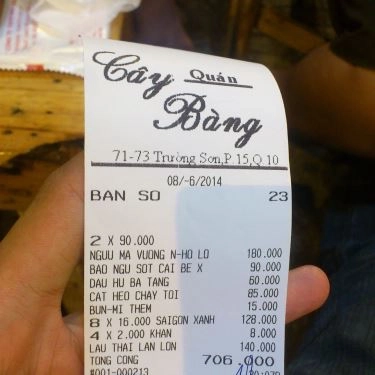 Tổng hợp- Quán Ăn Cây Bàng - Quán Nhậu Bình Dân