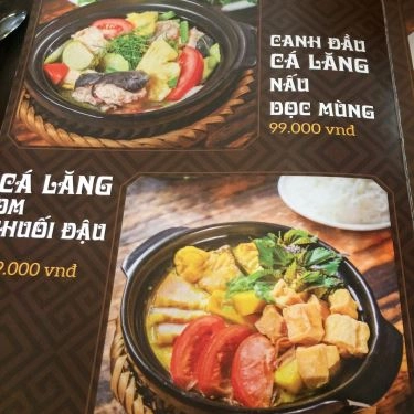 Thực đơn- Quán Ăn Chả Cá An Nam