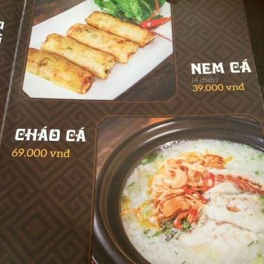 Thực đơn- Quán Ăn Chả Cá An Nam