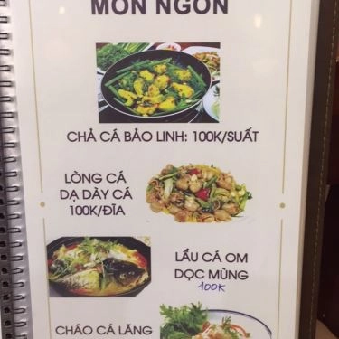 Thực đơn- Quán Ăn Chả Cá Bảo Linh