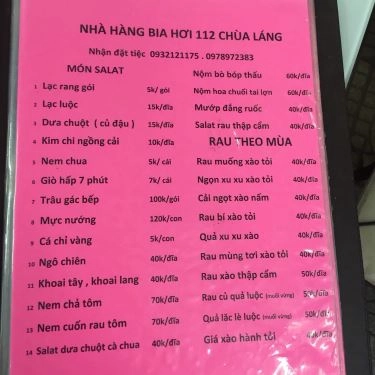 Tổng hợp- Quán Ăn Chả Cá Mít Béo - Các Món Cá Lăng