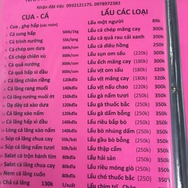 Tổng hợp- Quán Ăn Chả Cá Mít Béo - Các Món Cá Lăng