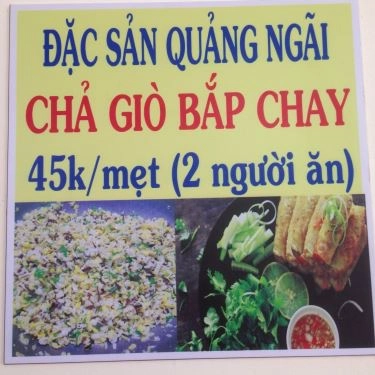 Thực đơn- Quán Ăn Chả Giò Cá Minh Châu - Chả Ram Vị Quê - Nguyễn Văn Công