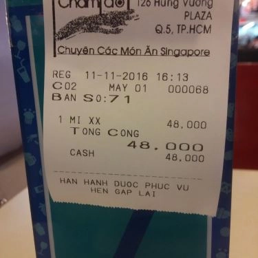 Tổng hợp- Quán Ăn Chấm Đỏ - Parkson Hùng Vương