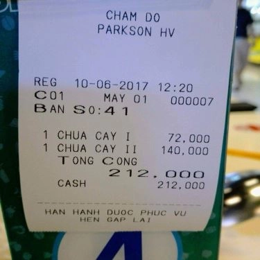 Tổng hợp- Quán Ăn Chấm Đỏ - Parkson Hùng Vương