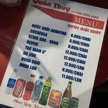 Thực đơn- Quán Ăn Quán Thủy - Các Món Nướng