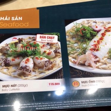 Thực đơn- Nhà Hàng Chang Kang Kung - Hải Sản Khói - Vạn Hạnh Mall