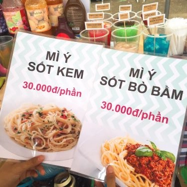 Thực đơn- Quán Ăn Chánh Homemade Goodies - Mì Ý & Trà Sữa