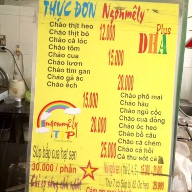 Thực đơn- Quán Ăn Cháo Dinh Dưỡng Ngon Mê Ly - Phùng Văn Cung