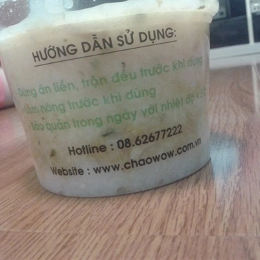 Món ăn- Quán Ăn Cháo Dinh Dưỡng Wow