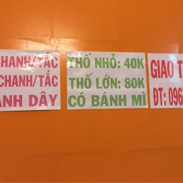 Thực đơn- Quán Ăn Cháo Ếch Cay Cay 2