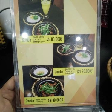 Thực đơn- Quán Ăn Cháo Ếch Singapore - Láng Hạ