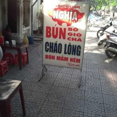Thực đơn- Quán Ăn Cháo Lòng Bà Nghĩa