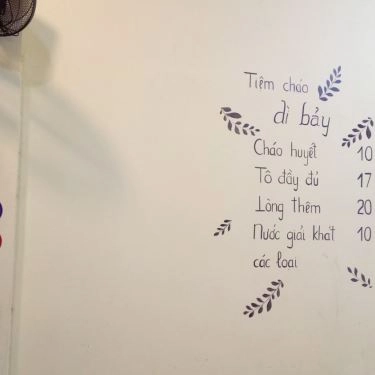Thực đơn- Quán Ăn Cháo Lòng Dì Bảy