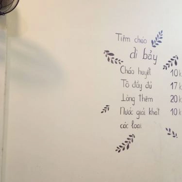 Thực đơn- Quán Ăn Cháo Lòng Dì Bảy