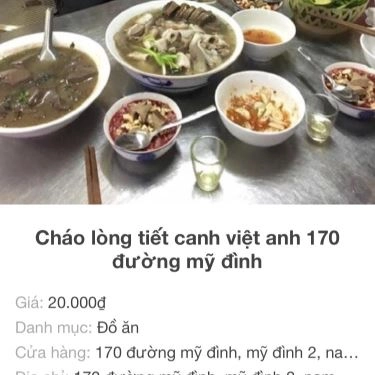 Tổng hợp- Quán Ăn Việt Anh - Cháo Lòng