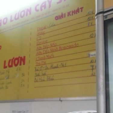 Thực đơn- Quán Ăn Cháo Lươn Cay 37