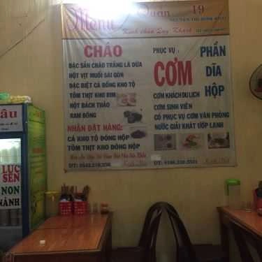 Thực đơn- Quán Ăn Cháo Trắng Lá Dứa O Châm